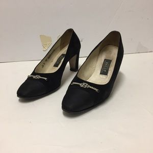 Women’s heel Bally size 5.5 ogier suede black